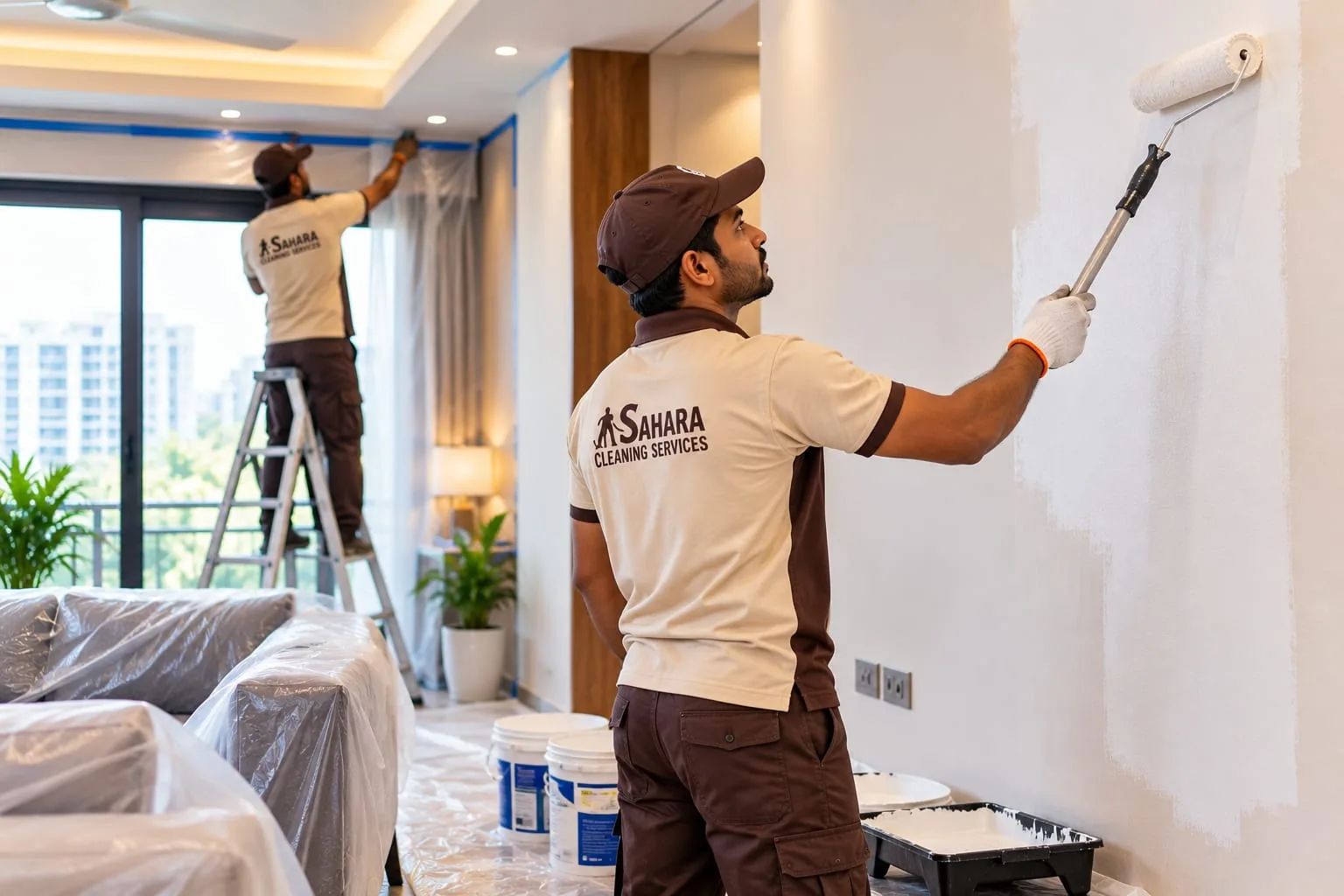 Interior Painting in Pune by Sahara Cleaning Services